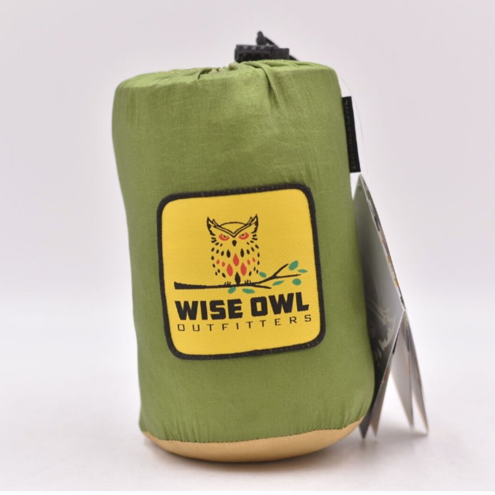 Wise Owl Outfitters Double Hammock in Green